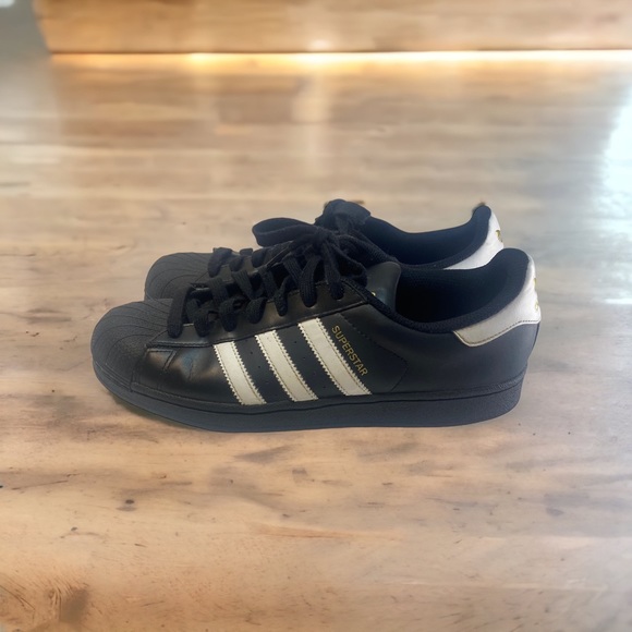 adidas Other - Adidas Superstar Men’s Sz 10 Black and Gold